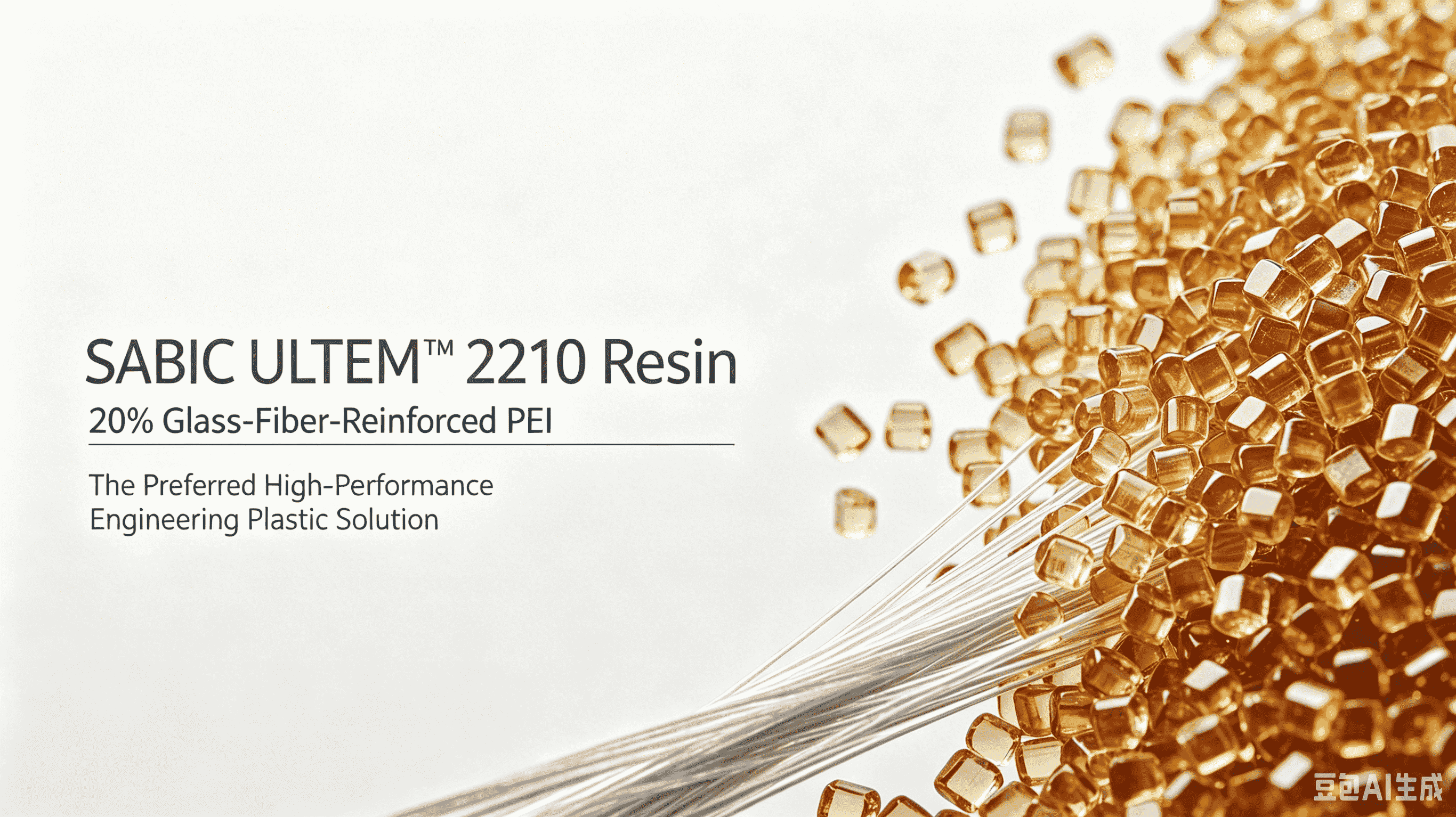 Resina SABIC ULTEM™ 2210: PEI rinforzato con fibra di vetro al 20%: la soluzione preferita in plastica tecnica ad alte prestazioni