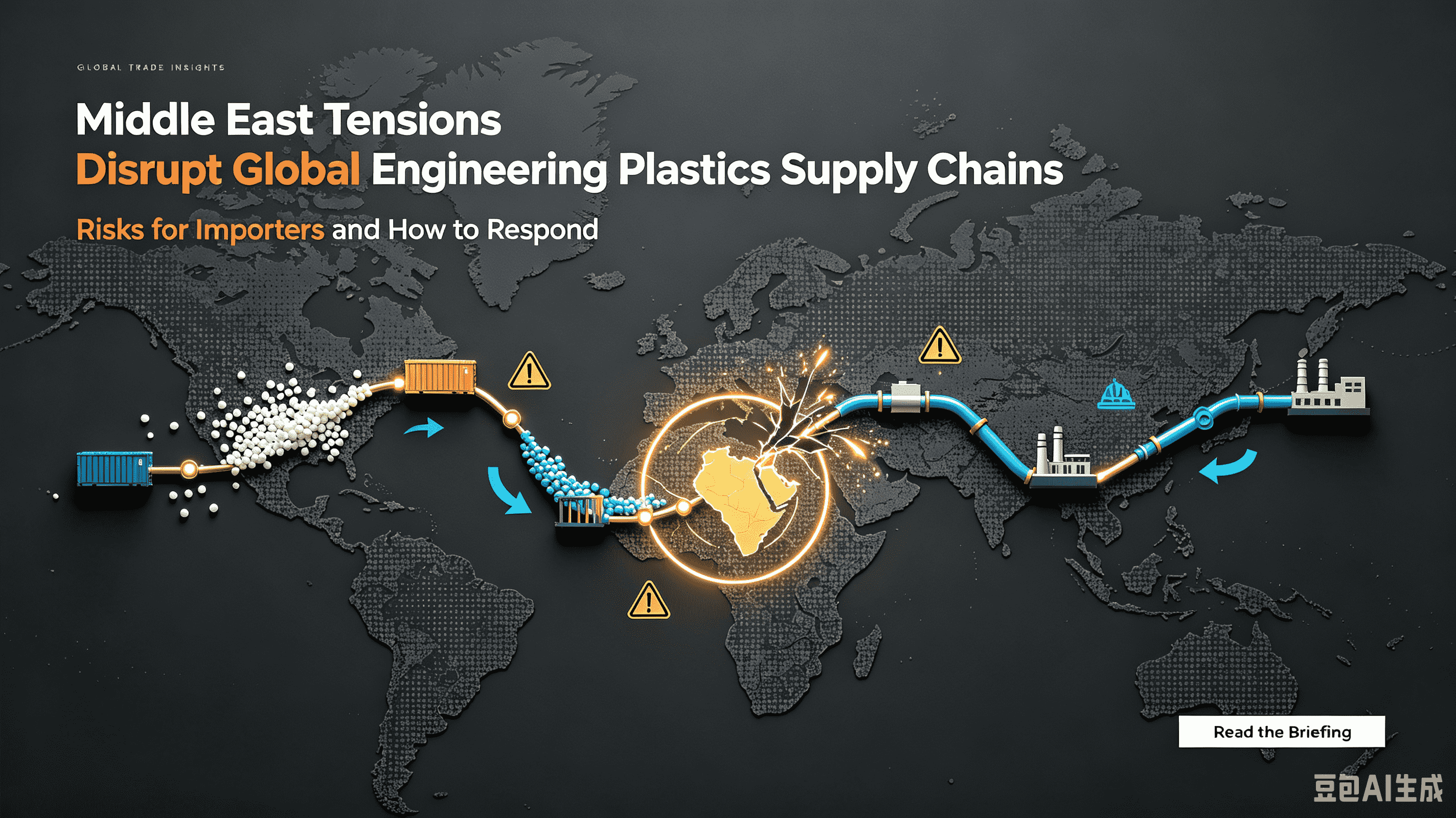 Le continue tensioni geopolitiche in Medio Oriente interrompono le catene di fornitura globali dei materiali plastici tecnici: cosa devono affrontare gli importatori e come rispondere